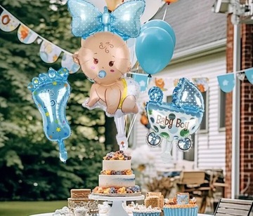 Balony Baby shower boy