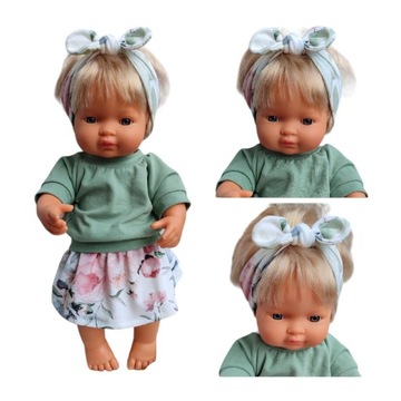 Ubranko dla lalki Miniland 38cm.