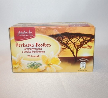 Herbata Westminster rooibos waniliowa 20t.