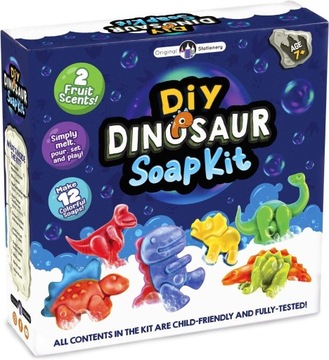 Oryginalny zestaw do robienia mydła dinozaur 