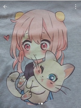 T shirt Anime z kotkiem 