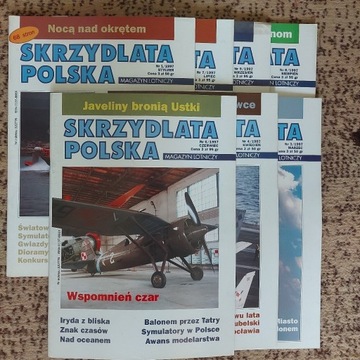 Skrzydlata Polska komplet 7 szt rok 1997