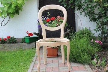 Stelaż krzesło surowe stylowe włoskie 