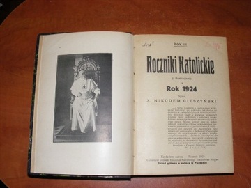 CIESZYŃSKI - ROCZNIKI KATOLICKIE ZA ROK 1924 1925