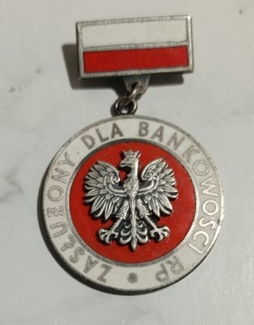Odznaka Za Zasługi Dla Finansów Złota PRL