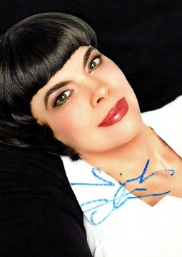 MIREILLE MATHIEU - oryginalny autograf