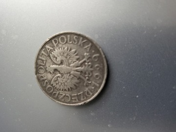 Moneta 1 zł z 1929 r.