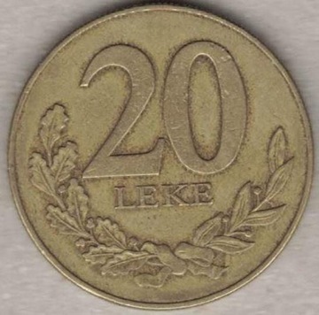 Albania 20 leke leków 2000 nr 2