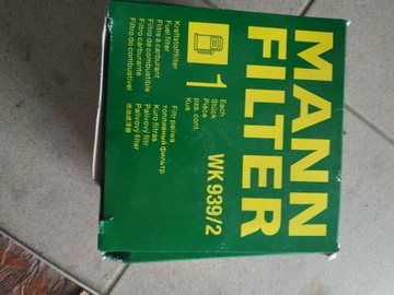 mann filter wk 939 2 Filtr paliwa