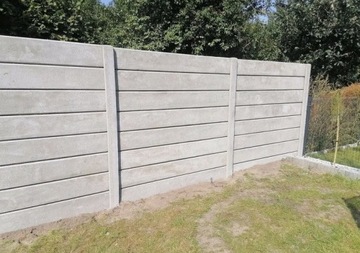 Ogrodzenie betonowe płyty betonowe płyty betonowe