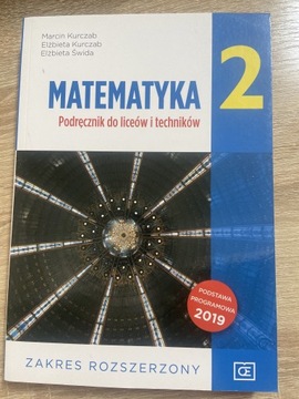Matematyka 2 podręcznik zakres rozszerzony NOWY