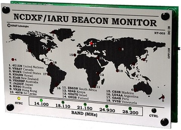 NCDXF/IARU Beacon Monitor (jak MFJ-890) - kit