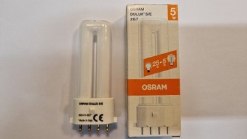 świetlówka OSRAM DULUX S/E 5W/827 2G7