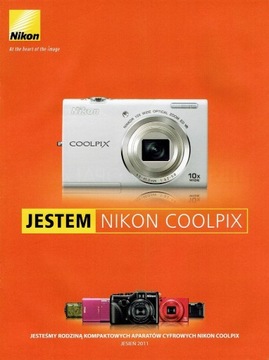 Nikon Coolpix - folder / katalog 2011 rok