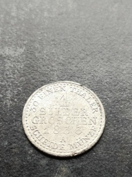 1 silber groschen 1833 A Prusy 