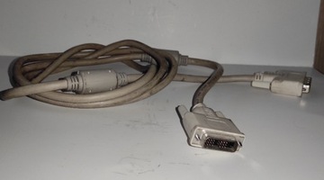 Kabel DVI - DVI męski do monitora 2m 