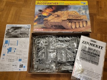 Dragon 6458 Jagdpanther G1 Early + ATAKMODEL 35024