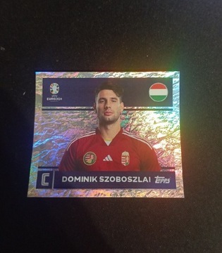 Topps Euro 2024 Naklejka Węgry HUN 2 Dominik Szoboszlai Kapitan