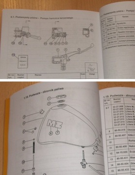 MZ ETZ 251 301 katalog części, język polski