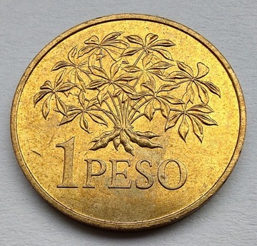 GWINEA BISSAU 1 Peso 1977 okołoMENNICZA