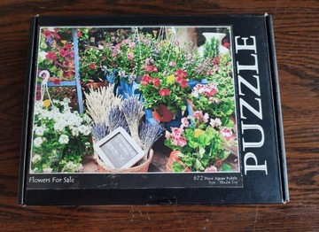 Puzzle 672 el Horizons UK Flowers for Sale Kwiaty