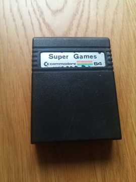 Commodore 64 kartridż cartridge C64 SUPER GAMES