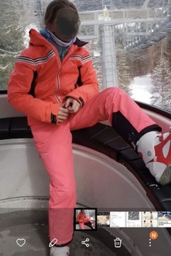 Kurtka i spodnie komplet narciarski snowboard xs