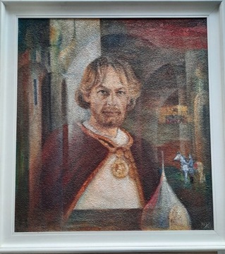 Iwan IV Groźny obraz akrylowy na desce ORYGINAŁ