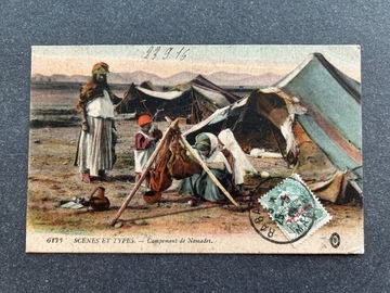 Campement de Nomades 1916 Algieria