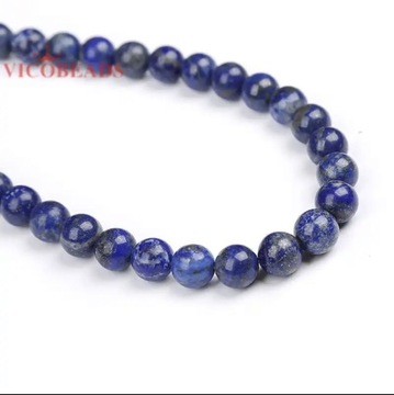 LAPIS LAZULI KULA GŁADKA OK. 4MM 10 sztuk