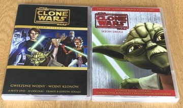 STAR WARS CLONE WARS WOJNY KLONÓW SEZON 1-2 [9DVD]