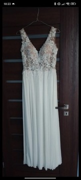 Suknia ślubna muślinowa