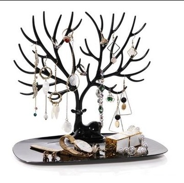 stojak na biżuterię jeleń drzewko organizer