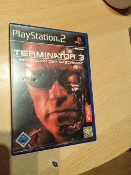 Puste pudełko z książeczką po Terminator 3 PS2