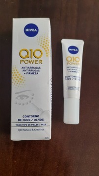 Krem Nivea Q10 power pod oczy przeciwzmarszczkowy.