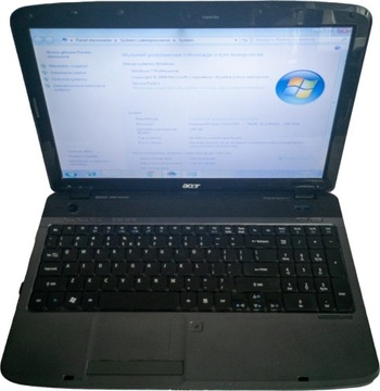 Laptop Acer Aspire 5738Z Intel T4200/500GB/2GB RAM