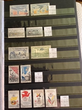 Czechosłowacja , zestaw znaczków nr 719