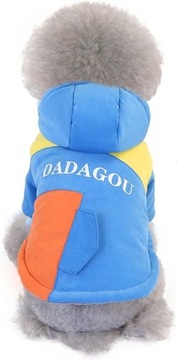 Kurtka / Sweterek DADAGOU dla psa niebieski r.XL