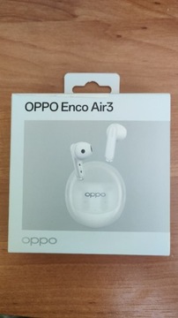 Nowe słuchawki OPPO Enco Air3 Bluetooth 5.3 Biały