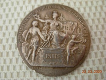 Medal z 1898 r. srebro Francja