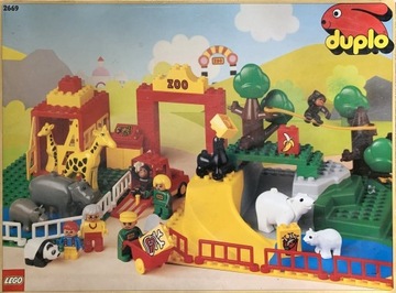 LEGO DUPLO MAXI ZOO -NUMER 2669 UNIKAT Z 1990 ROKU