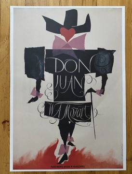 Roman Cieślewicz Don Juan Mozart plakat opera