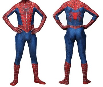 kostium Spiderman Druk 3D r.170 przebranie karnawa