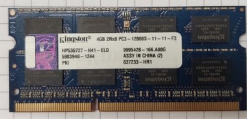 Pamięć RAM Kingston DDR3 4 GB HP536727-H41-ELD