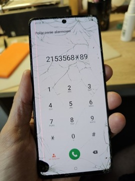 Wyświetlacz LCD samsung galaxy m51 ramka klapka