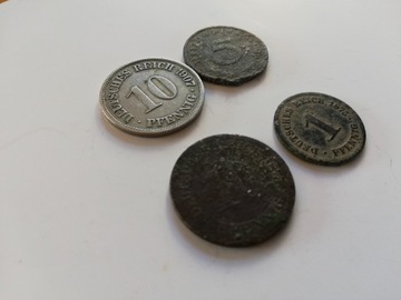 10 Pfennig 1907 -1875  1 PFENNIG 1875 - 5 pfennig