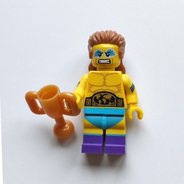 Lego Minifigurka col15-14 Wrestling Champion