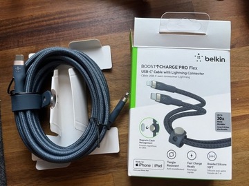 Kabel Belkin BoostCharge Pro Flex USB-C Lightning 3m MFI