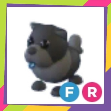 Roblox Adopt Me Fly Ride Black Chow-Chow FR