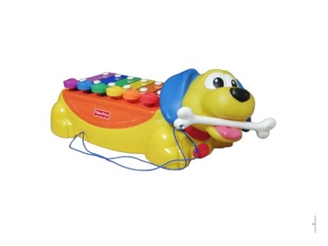 Cymbałki pianino piesek fisher price